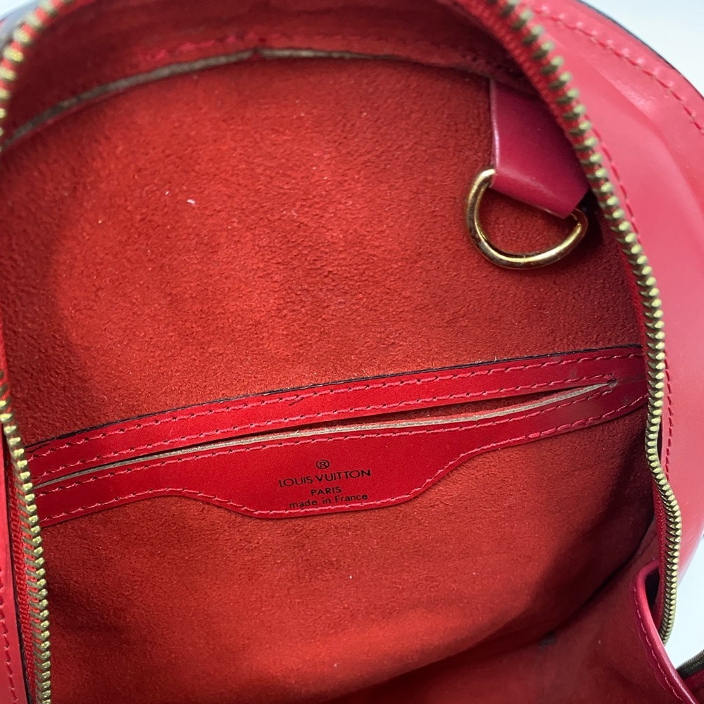 Louis Vuitton Red Epi Leather Mabillon Backpack - Picture 13 of 15